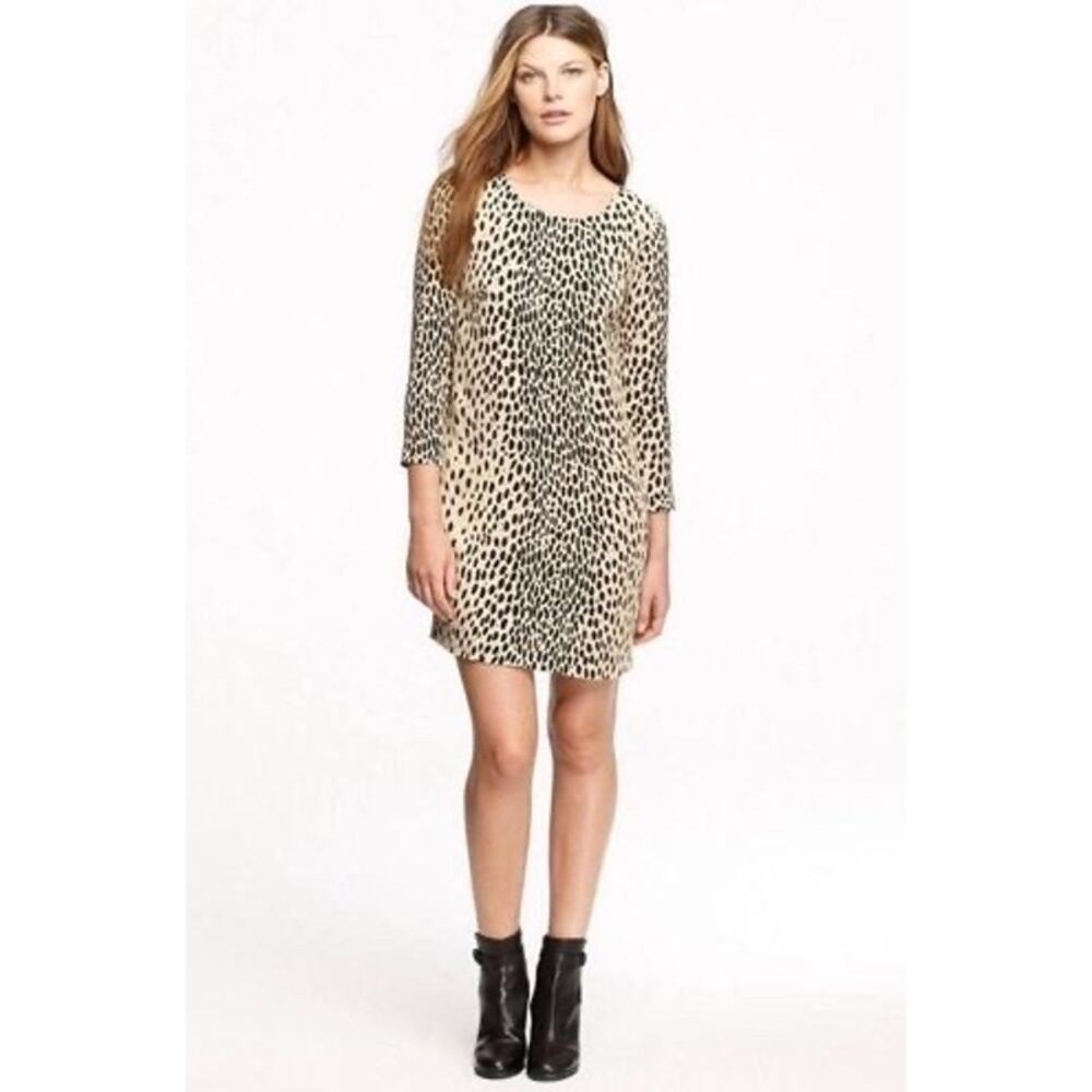 J. Crew Leopard Print Mini Dress